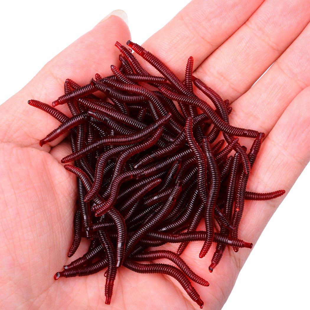 50pcs Lifelike Red Worm Soft L - đánh giá và giá Aglaonema Red