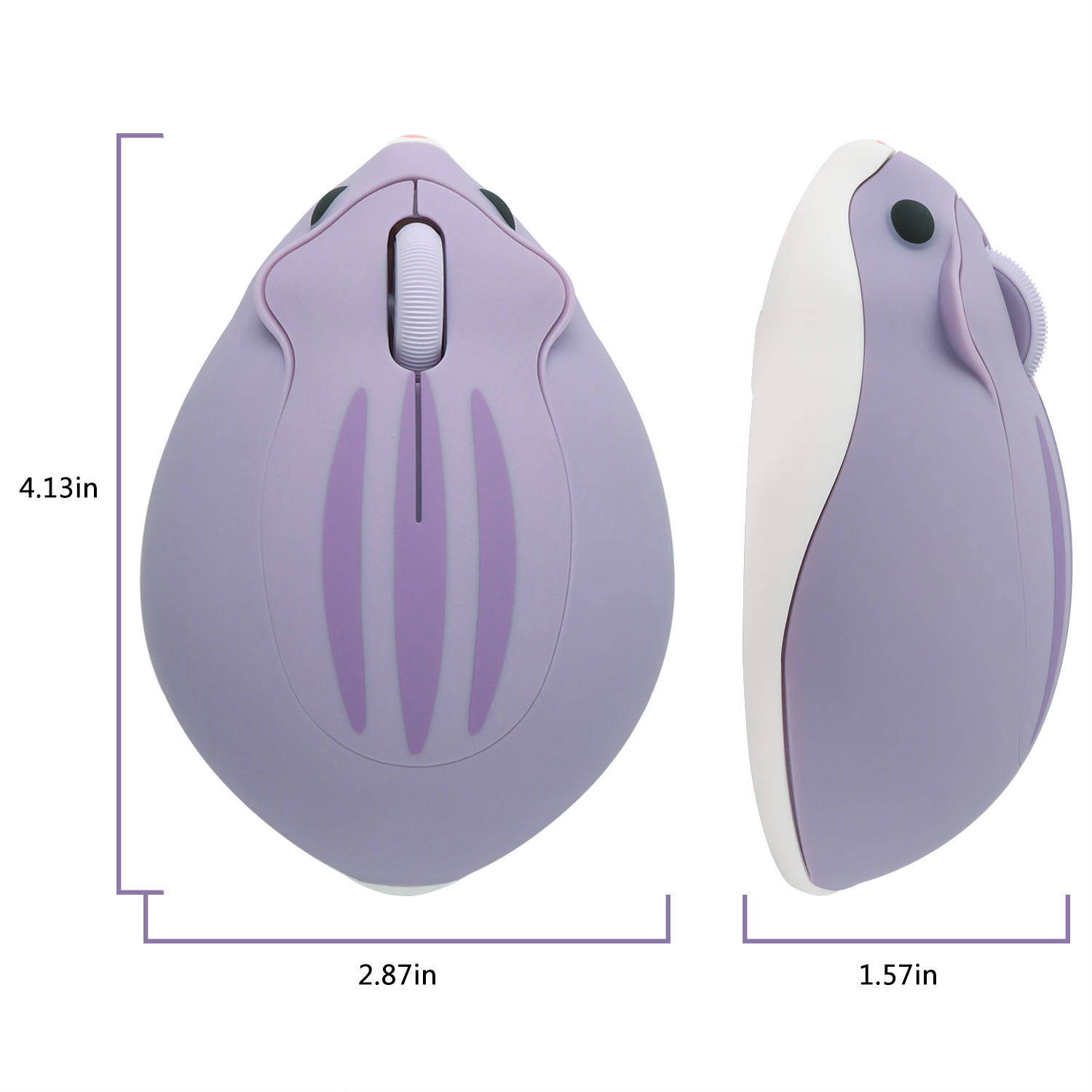 2.4G Wireless Mouse Purple Ham - đánh giá và giá Tradescantia Purple