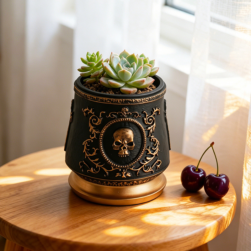 Gothic Skull Embossed Flower P - đánh giá và giá Echeveria Succulent